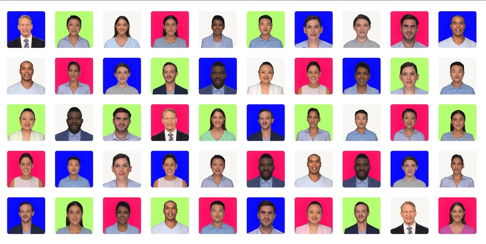 Aluguel de rostos reais para criação de clones de deepfake em ações de marketing
